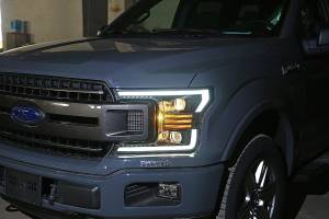 AlphaREX - 880186 | AlphaRex PRO-Series Halogen Projector Headlights For Ford F-150 (2018-2020) | Black - Image 8