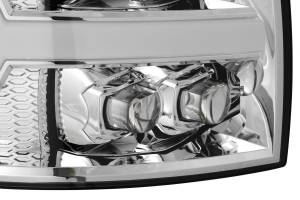 AlphaREX - 880207 | AlphaRex NOVA-Series LED Projector Headlights For Chevrolet Silverado 1500 / 2500 HD / 3500 HD (2007-2013) | Chrome - Image 9