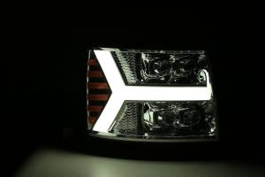 AlphaREX - 880207 | AlphaRex NOVA-Series LED Projector Headlights For Chevrolet Silverado 1500 / 2500 HD / 3500 HD (2007-2013) | Chrome - Image 6