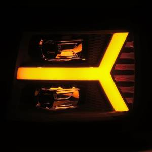 AlphaREX - 880223 | AlphaRex LUXX-Series LED Projector Headlights For Chevrolet Silverado 1500 / 2500 HD / 3500 HD (2007-2013) | Jet Black - Image 6