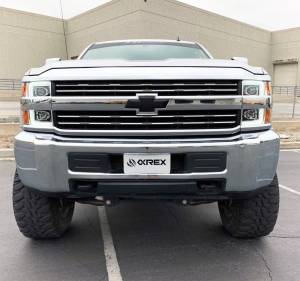 AlphaREX - 880226 | AlphaRex PRO-Series Halogen Projector Headlights For Chevrolet Silverado 2500 HD / 3500 HD (2015-2019) | Jet Black - Image 3