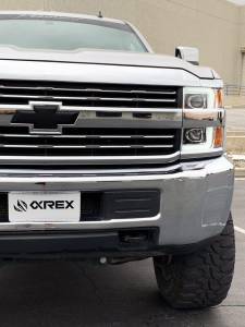 AlphaREX - 880226 | AlphaRex PRO-Series Halogen Projector Headlights For Chevrolet Silverado 2500 HD / 3500 HD (2015-2019) | Jet Black - Image 4
