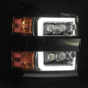AlphaREX - 880227 | AlphaRex MK II NOVA-Series LED Projector Headlights For Chevrolet Silverado 2500 HD / 3500 HD (2015-2019) | Black - Image 6