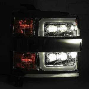 AlphaREX - 880227 | AlphaRex MK II NOVA-Series LED Projector Headlights For Chevrolet Silverado 2500 HD / 3500 HD (2015-2019) | Black - Image 4