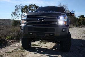 AlphaREX - 880228 | AlphaRex MK II NOVA-Series LED Projector Headlights For Chevrolet Silverado 2500 HD / 3500 HD (2015-2019) | Chrome - Image 2