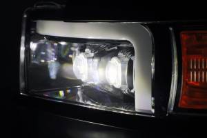 AlphaREX - 880229 | AlphaRex MK II NOVA-Series LED Projector Headlights For Chevrolet Silverado 2500 HD / 3500 HD (2015-2019) | Jet Black - Image 5