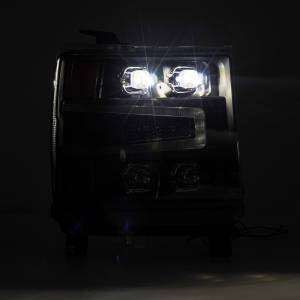 AlphaREX - 880237 | AlphaRex NOVA-Series LED Projector Headlights Chevrolet Silverado 1500 (2016-2018) | Black - Image 4
