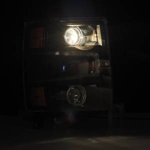 AlphaREX - 880245 | AlphaRex PRO-Series Halogen Projector Headlights Chevrolet Silverado (2014-2015) | Black - Image 4