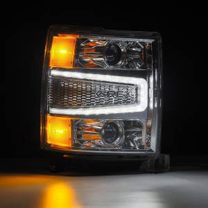 AlphaREX - 880246 | AlphaRex PRO-Series Halogen Projector Headlights Chevrolet Silverado (2014-2015) | Chrome - Image 6