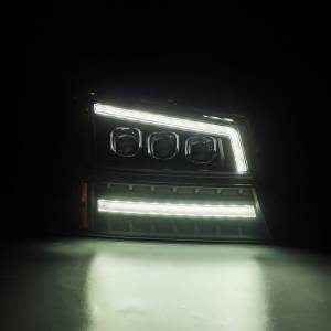 AlphaREX - 880256 | AlphaRex NOVA-Series LED Projector Headlights Chevrolet Silverado (2003-2006) / Avalanche (2002-2006 Without Body Cladding) | Black - Image 7