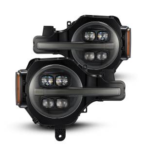 880259 | AlphaRex NOVA-Series LED Projector Headlights For Ford Bronco / Bronco Raptor | Alpha-Black