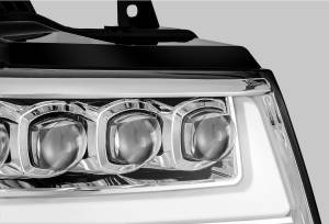 AlphaREX - 880286 | AlphaRex NOVA-Series LED Projector Headlights Chevrolet Tahoe & Suburban (2007-2014) / Avalanche (2007-2013) | Chrome - Image 7