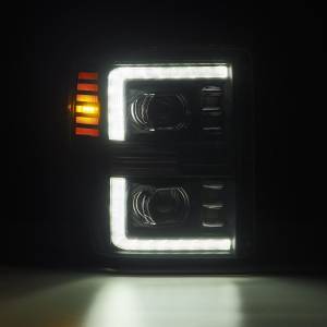 AlphaREX - 880308 | AlphaRex PRO-Series Halogen Projector Headlights For Ford F-250, F-350, F-450, F-550 Super Duty / Excursion (2008-2010) | Black - Image 8