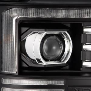 AlphaREX - 880308 | AlphaRex PRO-Series Halogen Projector Headlights For Ford F-250, F-350, F-450, F-550 Super Duty / Excursion (2008-2010) | Black - Image 3