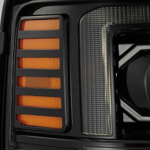 AlphaREX - 880309 | AlphaRex PRO-Series Halogen Projector Headlights For Ford F-250, F-350, F-450, F-550 Super Duty / Excursion (2008-2010) | Alpha-Black - Image 6