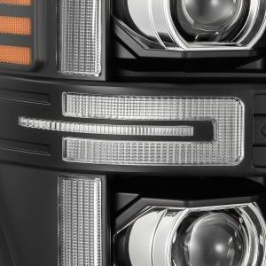 AlphaREX - 880312 | AlphaRex LUXX-Series LED Projector Headlights Ford F-250, F-350, F-450, F-550 Super Duty / Excursion (2008-2010) | Black - Image 4