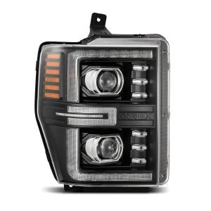 AlphaREX - 880312 | AlphaRex LUXX-Series LED Projector Headlights Ford F-250, F-350, F-450, F-550 Super Duty / Excursion (2008-2010) | Black - Image 2