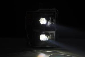 AlphaREX - 880313 | AlphaRex LUXX-Series LED Projector Headlights Ford F-250, F-350, F-450, F-550 Super Duty / Excursion (2008-2010) | Alpha-Black - Image 7