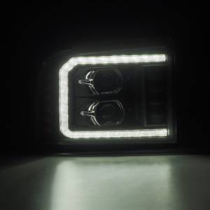 AlphaREX - 880315 | AlphaRex PRO-Series Halogen Projector Headlights Ford F-250, F-350, F-450, F-550 Super Duty / Excursion (2005-2007) | Black - Image 5