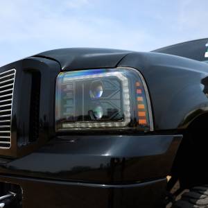 AlphaREX - 880316 | AlphaRex LUXX-Series LED Projector Headlights Ford F-250, F-350, F-450, F-550 Super Duty / Excursion (2005-2007) | Alpha-Black - Image 4