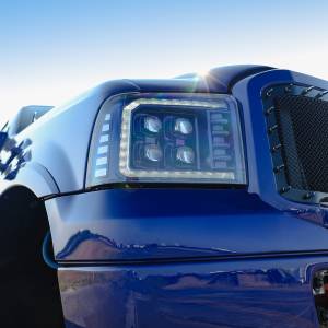 AlphaREX - 880318 | AlphaRex NOVA-Series LED Projector Headlights For Ford F-250, F-350, F-450, F-550 Super Duty / Excursion (2005-2007) | Alpha-Black - Image 3
