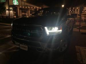 AlphaREX - 880515 | AlphaRex PRO-Series Halogen Projector Headlights Ram 1500 (2019-2024) | Black - Image 12