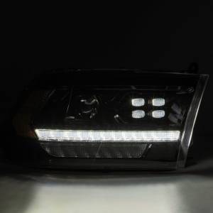 AlphaREX - 880523 | AlphaRex PRO-Series (5th Gen 2500 Style) Projector Headlights Ram 1500 / 2500 / 3500 (2009-2018) | Black - Image 8