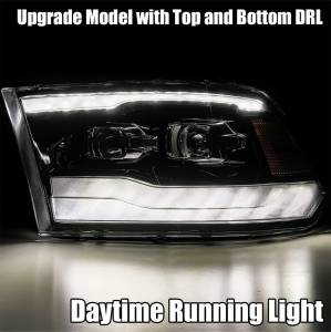 AlphaREX - 880539 | AlphaRex LUXX-Series LED Projector Headlights For Ram 1500 / 2500 / 3500 (2009-2018) | Black - Image 4