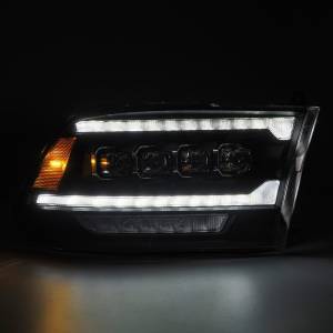 AlphaREX - 880555 | AlphaRex (MK II 5th Gen 2500 Style) NOVA-Series LED Projector Headlights For Ram 1500 / 2500 / 3500 (2009-2018) | Black - Image 6