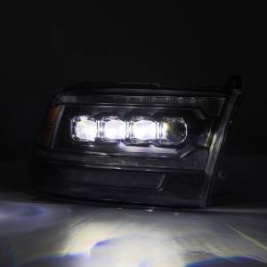 AlphaREX - 880555 | AlphaRex (MK II 5th Gen 2500 Style) NOVA-Series LED Projector Headlights For Ram 1500 / 2500 / 3500 (2009-2018) | Black - Image 4