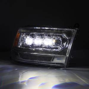 AlphaREX - 880556 | AlphaRex (MK II 5th Gen 2500 Style) NOVA-Series LED Projector Headlights For Ram 1500 / 2500 / 3500 (2009-2018) | Chrome - Image 4
