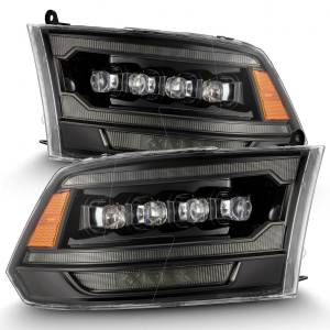 AlphaREX - 880557 | AlphaRex (MK II 5th Gen 2500 Style) NOVA-Series LED Projector Headlights For Ram 1500 / 2500 / 3500 (2009-2018) | Alpha-Black - Image 1