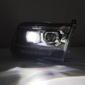 AlphaREX - 880558 | AlphaRex (MK II 5th Gen 2500 Style) LUXX-Series LED Projector Headlights Ram 1500 / 2500 / 3500 (2009-2018) | Black - Image 3