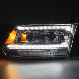AlphaREX - 880562 | AlphaRex (MK II 5th Gen 2500 Style) PRO-Series Halogen Projector Headlights For Ram Truck 1500 / 2500 / 3500 (2009-2018) | Chrome - Image 3