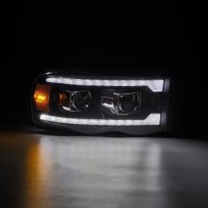 AlphaREX - 880567 | AlphaRex LUXX-Series LED Projector Headlights Dodge Ram 1500 / 2500 / 3500 (2002-2005) | Black - Image 2