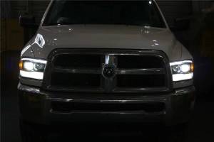 AlphaREX - 880598 | AlphaRex MK II PRO-Series Halogen Projector Headlights For Ram 1500 / 2500 / 3500 Truck (2009-2018) | Chrome - Image 2