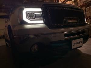 AlphaREX - 880606 | AlphaRex PRO-Series Halogen Projector Headlights For GMC Sierra 1500 / 2500 HD / 3500 HD (2007-2014) | Black - Image 8