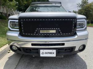 AlphaREX - 880606 | AlphaRex PRO-Series Halogen Projector Headlights For GMC Sierra 1500 / 2500 HD / 3500 HD (2007-2014) | Black - Image 9