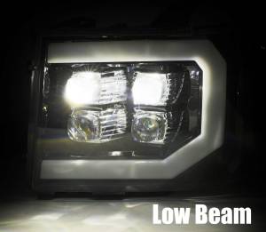 AlphaREX - 880608 | AlphaRex NOVA-Series LED Projector Headlights For GMC Sierra 1500 / 2500 HD / 3500 HD (2007-2014) | Jet Black - Image 4