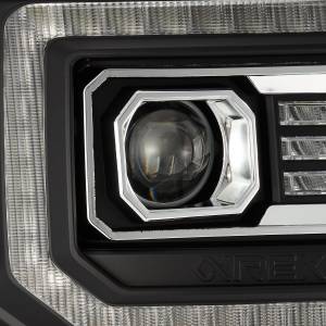 AlphaREX - 880613 | AlphaRex PRO-Series Halogen Projector Headlights For GMC Sierra (2014-2018) | Black - Image 6