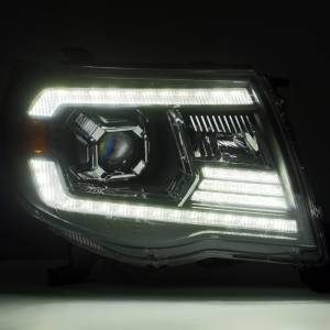 AlphaREX - 880738 | AlphaRex PRO-Series Halogen Projector Headlights For Toyota Tacoma (2005-2011) | Black - Image 4