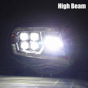 AlphaREX - 880742 | AlphaRex NOVA-Series LED Projector Headlights For Toyota Tacoma (2005-2011) | Black - Image 7
