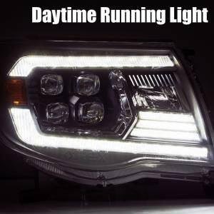 AlphaREX - 880744 | AlphaRex NOVA-Series LED Projector Headlights For Toyota Tacoma (2005-2011) | Alpha-Black - Image 2