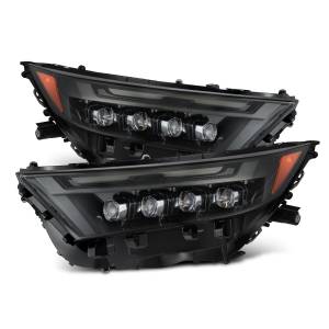 880857 | AlphaRex NOVA-Series LED Projector Headlights Alpha-Black (2019-2025 Toyota RAV4 Low Trim)