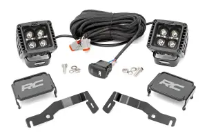 Rough Country - 72103 | Rough Country LED Light Kit Black Series w/ White DRL Toyota Tacoma 2WD/4WD (2024-2025) - Image 1