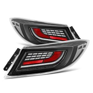 675040 | AlphaRex LUXX-Series LED Tail Lights For Toyota GR86 / Subaru BRZ | Alpha-Black