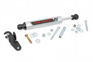 Rough Country - 8730170 | Rough Country V2 Steering Stabilizer Chevrolet Silverado / GMC Sierra 2500 HD & 3500 HD 4WD - Image 2