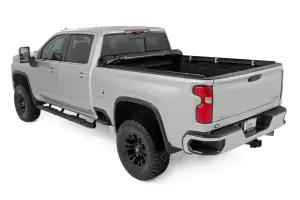 Rough Country - 42120690 | Rough Country Soft Roll Up Bed Cover Chevrolet Silverado GMC Sierra 2500 HD & 3500 HD 2WD/4WD | 6'9" Bed - Image 4