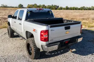 Rough Country - 49113551 | Rough Country Hard Tri-Fold Flip Up Bed Cover (2007-2013 Silverado, Sierra 1500 2WD/4WD | 5'9" Bed) - Image 11