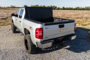 Rough Country - 49113551 | Rough Country Hard Tri-Fold Flip Up Bed Cover (2007-2013 Silverado, Sierra 1500 2WD/4WD | 5'9" Bed) - Image 12